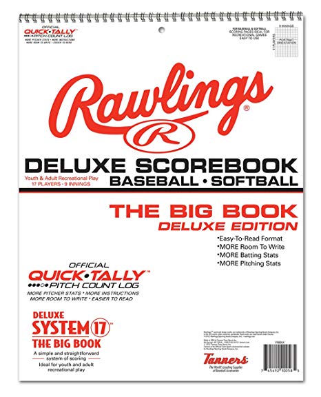 Rawlings Deluxe System-17 Baseball & Softball Scorebook