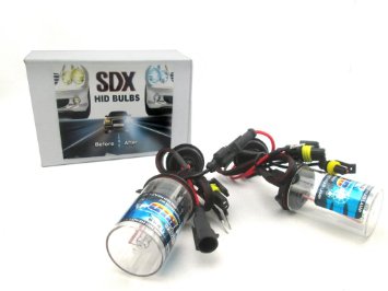 HID Xenon Headlight Replacement Bulbs by SDX, 9006, 12000K