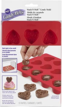 Wilton 2115-0225 Stack-N-Melt Candy Mold, Heart