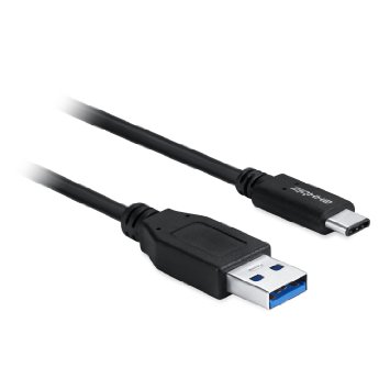 Axxbiz USB 3.1 Type-C Cable - C Male to A Male - 3.3 Ft - SuperSpeed  3A 10Gbps - 56K Resistor for USB Default Power(50068)