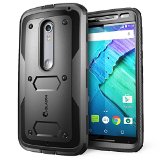 Moto X Pure Edition Case i-Blason Armorbox Dual Layer Hybrid Full-body Protective Case For Motorola Moto X Style  Pure Edition 2015 with Front Cover and Builtin Screen Protector BumperBlack