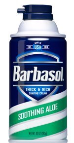 Barbasol Soothing Aloe Thick & Rich Shaving Cream 10 Oz (2 Pack)