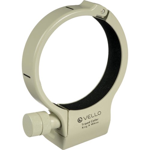 Vello Tripod Collar A (White) for Canon 200mm f/2.8, 70-200mm f/4 & 400mm f/5.6