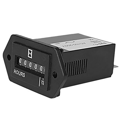AC100-250V Electromechanical Hour Meter Counter