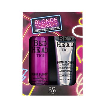 TIGI Bed Head Dumb Blonde Shampoo 13.5 oz & Dumb Blonde Reconstructor 6.76 oz 1 ea