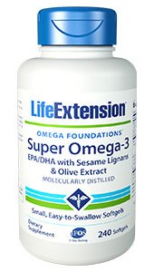 Life Extension Super Omega-3 EPA 240 Count (240 X 2)