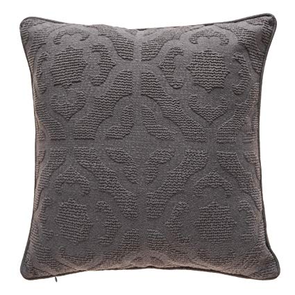TINA'S HOME Geometric Decorative Throw Pillows | Couch Sofa Bed Home Kitchen Throw Pillows | Cotton Blend Down Feather Filling Decorative Throw Pillows (18x18, Gray)