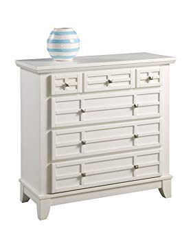 Home Styles 5182-41 Arts and Crafts Four Drawer Chest, White Finish