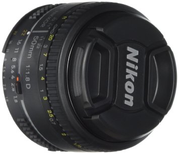 Nikon 2137 AF Nikkor 50 mm F/1.8 D FX Full Frame Prime Lens for Nikon DSLR Cameras