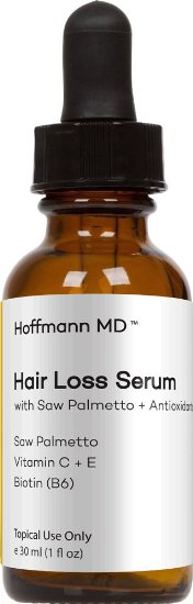 Hoffmann MD - Premium Hair Loss Prevention with DHT Blockers | Natural Formula with Biotin   Saw Palmetto   Caffeine to Promote Thicker Hair Growth | 1 Ounce / 1 Month Supply