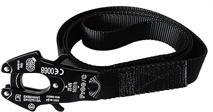 Heavy Duty Tactical Dog Leash with Kong Frog Clip (Black, 6 ft)