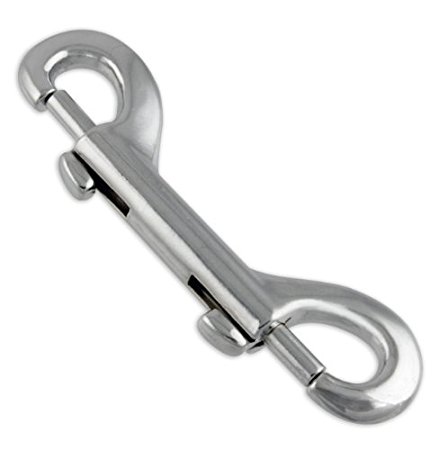 ProTool - Double Ended Snap Hook, Nickel Plated, 3 1/2" length overall (6-Pack)