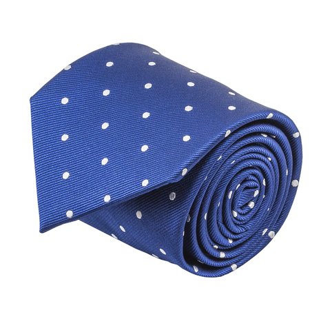 100 Silk Handmade Polka Dot Repp Tie Mens Necktie by John William