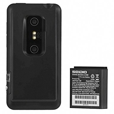 Innocell 4000mAh Extended Life Battery for use with HTC EVO 3D - Black