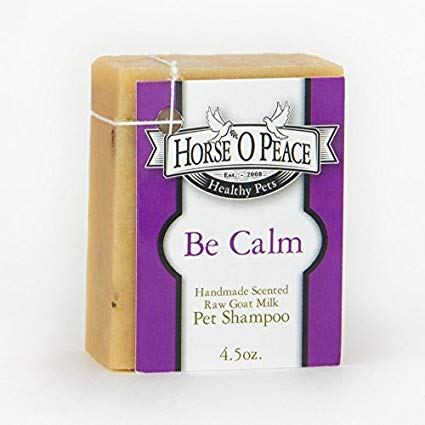 Healthy Pet Goat Milk Soap"Be Calm" Lavender Scented (4.5oz./Bar) (1 Pack) (1 Pack)