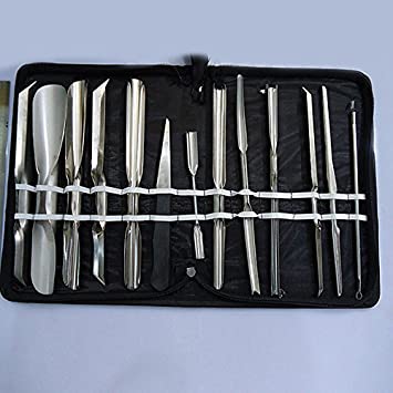 Revesun (13PCS) Culinary Carving Tool Set Fruit/Vegetable Garnishing/Cutting/Slicing Set Garnish Tool Set