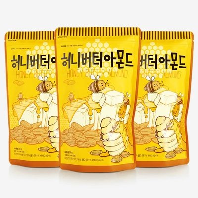Honey Butter Almond 250g (Pack of 3)