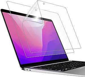 JETech Pellicola Protettiva per MacBook Pro 13 Pollici (2016-2022, M1/M2) / MacBook Air 13 Pollici (2018-2020, M1), Antiriflesso Opaca, Anti-Impronte, Pacco da 2