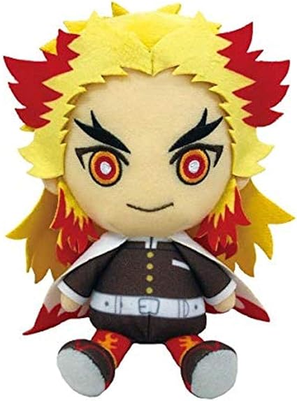 Bandai Demon Slayer Kimetsu no Yaiba Chibi Plush - Kyojuro Rengoku