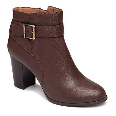 Vionic Women's Perk Alison Ankle Boots- Ladies Booties with Concealed Orthotic Arch Support