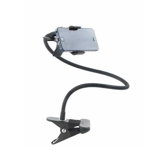 Kikkerland Flexible Phone Holder - Retail Packaging - Black