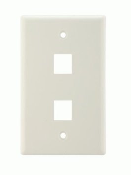 Icarus Keystone Style Wall Plate - 2 Ports