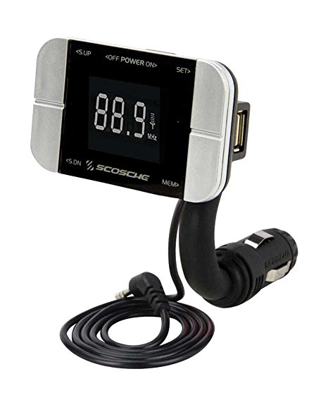 SCOSCHE FMTD3PRO FM Transmitter with USB Charger