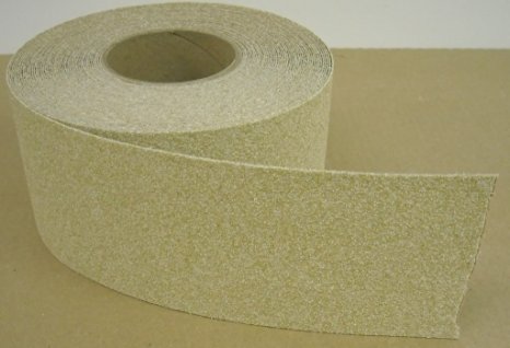 Safe Way Traction 2" x 60' Roll BEIGE Abrasive Anti Slip Tape Non Skid Safety Tape Made in the USA 88207