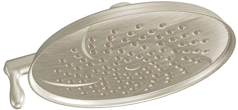 Moen S1311BN Isabel Multi-Function Two-Function 8-Inch Diameter Rainshower Showerhead, Brushed Nickel