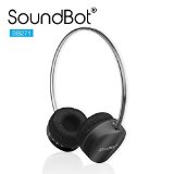 SoundBot SB271 Stereo Bluetooth 41 Latest Version Wireless Headphone for Music Streaming and Hands-Free Calling w 12Hrs Talk Time 250Hrs Standby Time Built-in Mic Noise Reduction Ear-cup BLACK