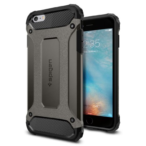 iPhone 6s Plus Case Spigen Tough Armor Tech Ultimate Shock-Absorb Gunmetal Dual Layer Ultimate Rugged Protection Case for iPhone 6s Plus 2015 - Gunmetal SGP11746