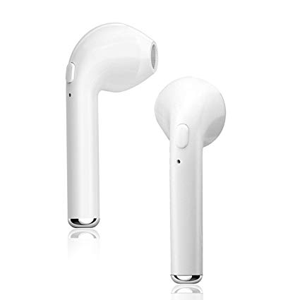 Bluetooth Wireless Earphones, CYPIVY Wireless Headphones Headsets Stereo In-Ear Earpieces Earbuds With Noise Canceling Mic compatible with iPhone X 8 8plus 7 7plus 6S Samsung Galaxy S7 S8 IOS Android (1 Pack)