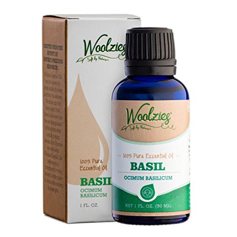 Woolzies 100% pure Basil essential oil, Theraputic grade 1fl oz