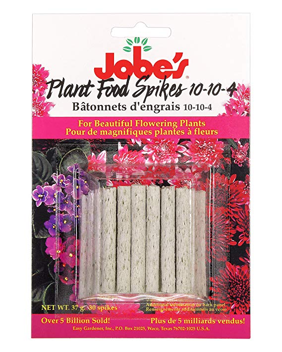 Jobe's Plant Food Fertilizer Spikes, Flowering Plants, 30 Spikes