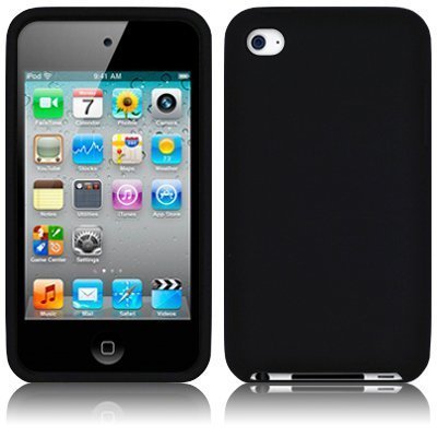 APPLE IPOD TOUCH 4TH GENERATION SOFT SILICONE SKIN CASE - BLACK [Electronics]
