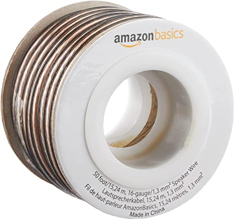 Amazon Basics 16-gauge Speaker Wire - 50 Feet