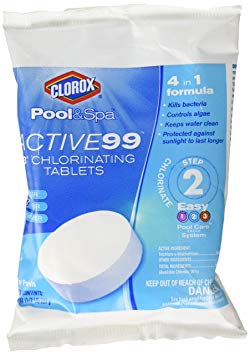 CLOROX Pool&Spa 22000CLX Chlorinating Tablets, 3"
