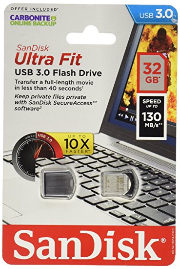 Sandisk Ultra Fit USB Flash Drive (SDCZ43-032G-A46)