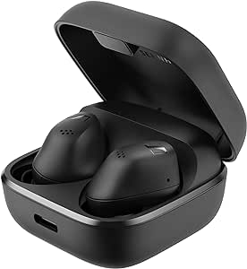 Sennheiser ACCENTUM Écouteurs sans Fil - Design Ergonomique Ultra Confortable et Autonomie de 28 Heures pour Une Écoute Continue - Son Cristallin avec ANC Hybride et Interface Tactile - Noir