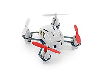 Tenergy Hubsan Q4 H111 Nano Mini 4-Channel RC Quadcopter with 2.4Ghz Radio System - White