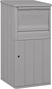 Suncast 33.5-Gallon Capacity Package Delivery Box, Parcel Drop Box with Lock, Weather Resistant Outdoor Storage Solution for Secure Package Deliveries, Made in USA