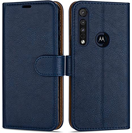 Case Collection Premium Leather Folio Cover for Motorola Moto G8 Plus Case (6.3") Magnetic Closure Full Protection Book Design Wallet Flip with [Card Slots] and [Kickstand] for Moto G8 Plus Phone Case