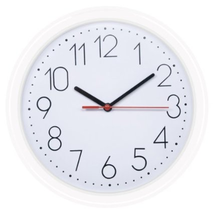 HITO 10-Inch Silent Non-ticking Wall Clock