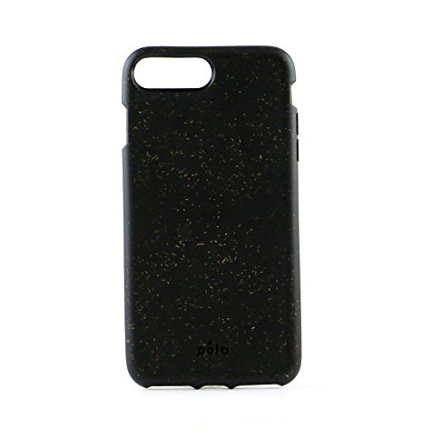 Pela ECO SERIES - Compostable, Zero-Waste, Drop Absorption & Scratch Protective iPhone Plus case (fits all Plus models) - Black