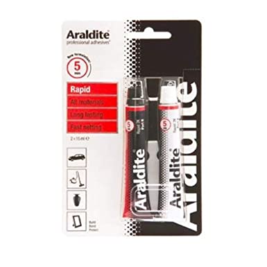 Araldite 15ml Extra Strong Rapid Adhesive in Tube Pack (Set of 2)