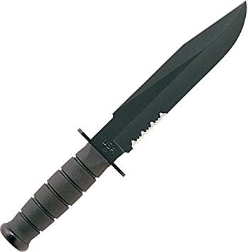 Ka-Bar Utility Fixed Blade Knife - Black