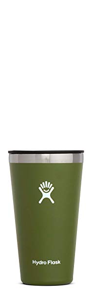 Hydro Flask 16 oz Tumbler Cup - Stainless Steel & Vacuum Insulated - Press-In Lid - Olive