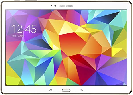 Samsung Galaxy Tab S 10.5 WiFi LTE T805 32GB Unlocked Tablet - Dazzling White - International Version, No US LTE support