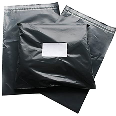 Triplast 9 x 12-Inch Plastic Mailing Postal Bag - Grey (Pack of 100)