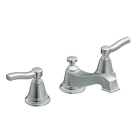 Moen TS6205 Rothbury Two-Handle Low Arc Bathroom Faucet without Valve, Chrome